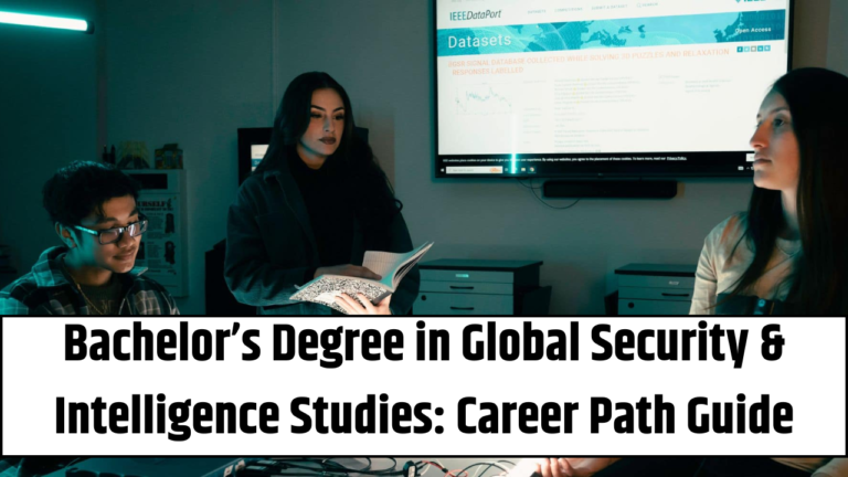 Bachelor’s Degree in Global Security & Intelligence Studies: Career Path Guide