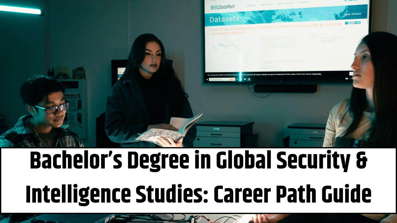 Bachelor’s Degree in Global Security & Intelligence Studies: Career Path Guide
