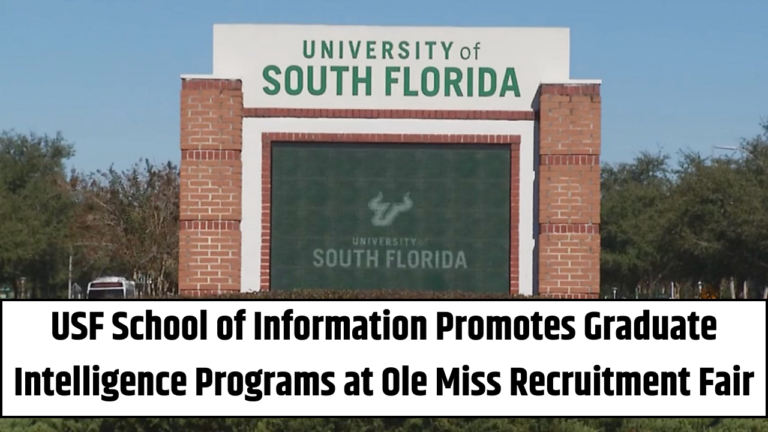 USF School of Information Promotes Graduate Intelligence Programs at Ole Miss Recruitment Fair